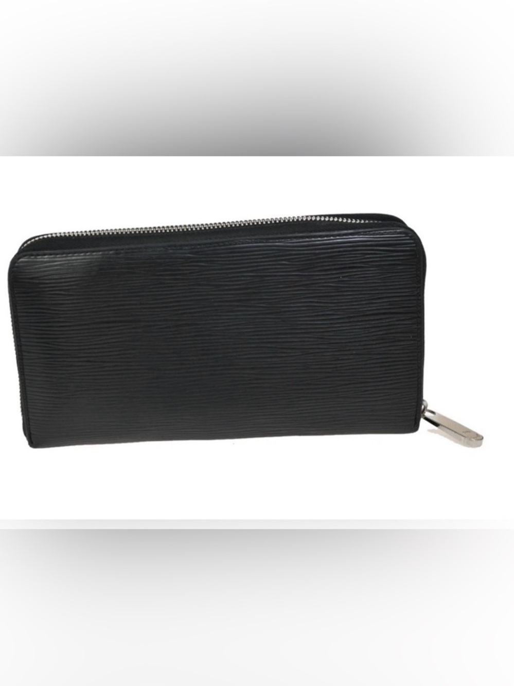 LOUIS VUITTON Zippy Organizer Long Wallet Epi Leather Black -Pre Owned